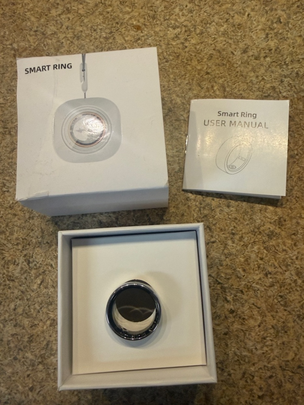 Smart Ring Wearable - Silver Size 11